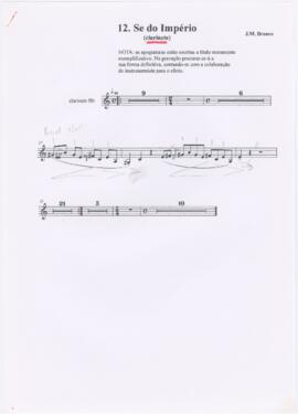 
Se do Império (clarinete)
