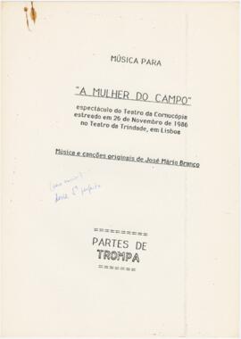 Partes de trompa de "A Mulher do Campo"