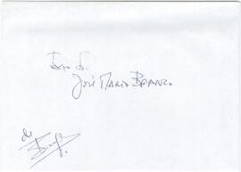 Envelope remetido a José Mário Branco