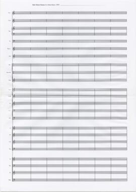 Folhas de partitura