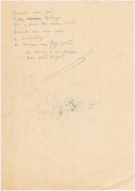 Poema / letra de canção