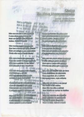 Letra da canção "Queixa das almas jovens censuradas"
