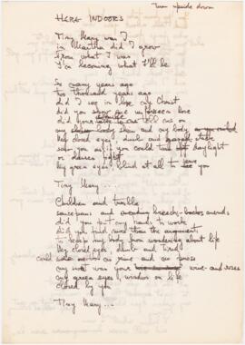 Tradução da letra da canção "Aqui dentro de casa"