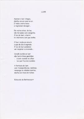 Letra da canção "Luar"