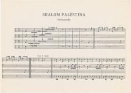 Parte de percussão da canção "Shalom Palestina"
