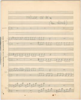 Partitura de "Prélude en Mi m"