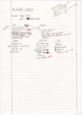 Apontamentos de reunião