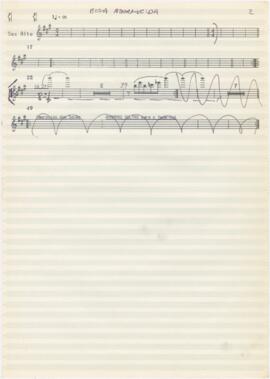 Parte de saxofone alto da canção "A Bela Adormecida"