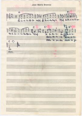 Partitura de "Cego - Cena 8"