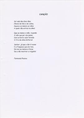 Poema "Canção"