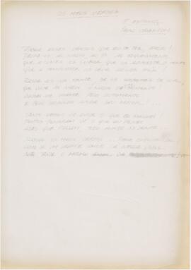 Letra da canção "Os meus versos"