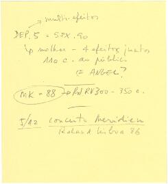 Apontamentos diversos