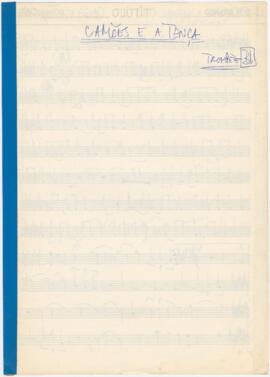 Parte de trompete em Si bemol da canção "Camões e a tença"