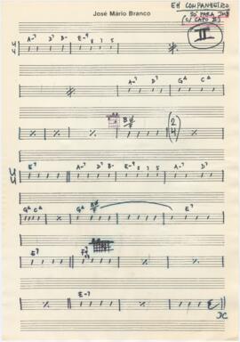 Cifras da canção "Eh companheiro"