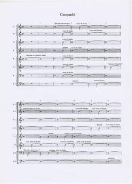 Partitura de "Campanhã"