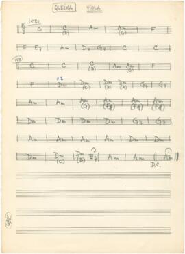 Cifras para viola da canção "Queixa das Almas Jovens Censuradas"