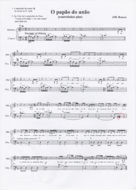 O papão do anão (contrabaixo pizz)