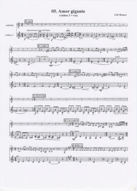 
Amor gigante (violino 2 + voz)
