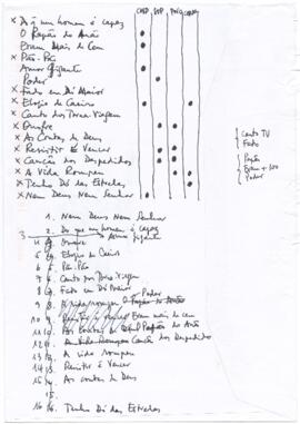 Alinhamentos + envelope de correspondência
