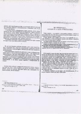 Texto "O fado e a alma portuguesa"