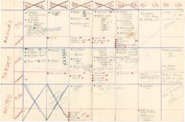 Calendário de gravações