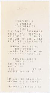 Factura / recibo da Solar Residencial S. Gabriel