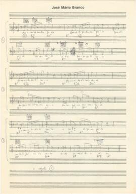 Partitura e cifras da canção "Meu Amor de Madrugada"