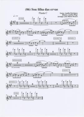 Parte de flauta da canção "Sou filha das ervas"