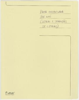 Letras e traduções