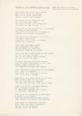 Tradução da letra da canção "Queixa das Almas Jovens Censuradas"