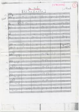 Partitura de "No recreio da escola"