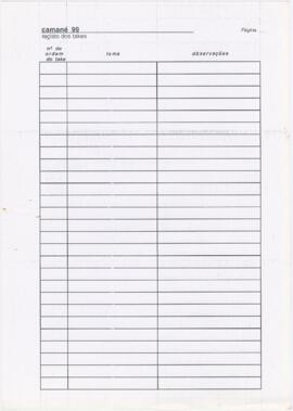 Camané 99 - registo dos takes