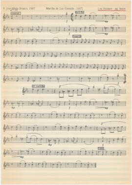 Parte de 1ºs violinos da canção "Marcha da Luz (Carnide)"