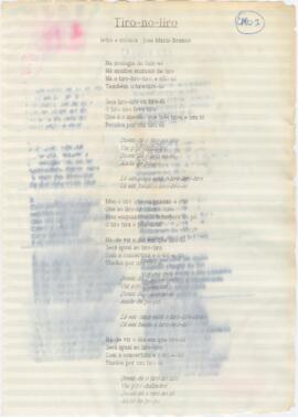 Letra da canção "Tiro-no-liro"