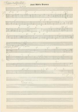Partitura e cifras de "Fado tamanquinhas" e de "Fado Marques do Amaral"