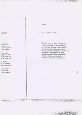 Poema "Se todo o ser"