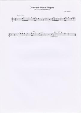 Canto dos Torna-Viagem (flautim melodia 3)