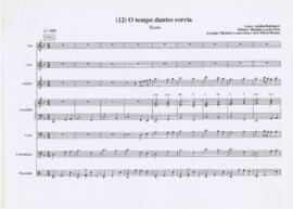 (12) O tempo dantes corria