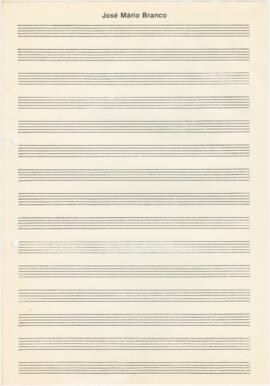 Folha de partitura
