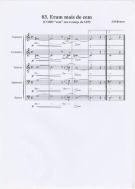 
Eram mais de cem (coro "scat" nos 4 comp. de 13/9)
