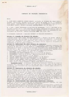 Contrato de produção fonográfica