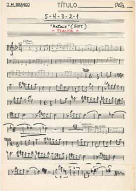 Parte de metais sintetizados da canção "5-4-3-2-1"