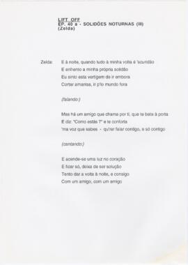 Ep. 40a - Solidões noturnas (III)