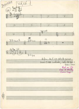 Parte de baixo eléctrico da canção "Vá... Vá..."