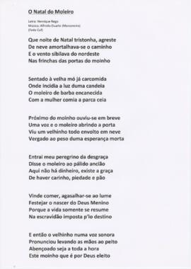 Letra da canção "O Natal do Moleiro"
