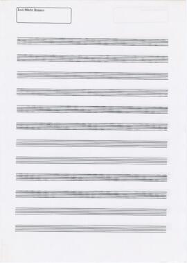 Folhas de partitura