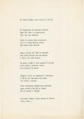 Letra da canção "Um passo atrás, dois passos à frente"