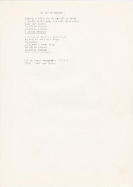 Letra da canção "Eu não me entendo"