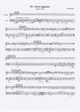 
Amor gigante (cello + voz)
