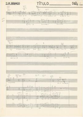 Partitura e cifras de "A Noite"